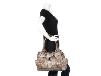 Burberry Large Woven Handbag