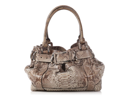 Burberry Large Woven Handbag