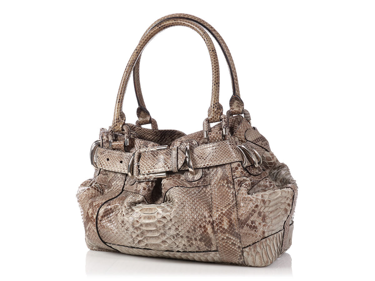 Burberry Large Woven Handbag