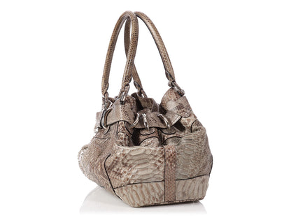 Burberry Large Woven Handbag