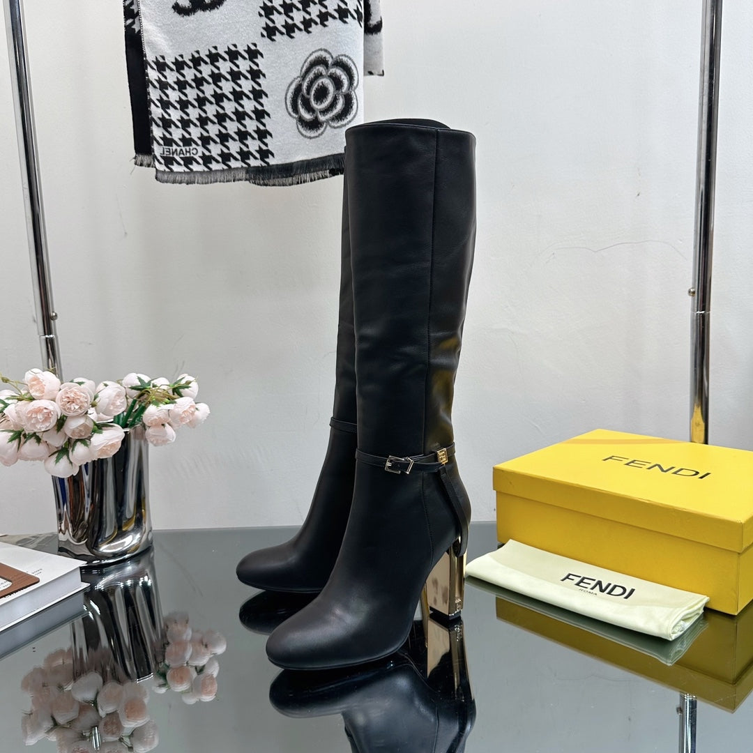 Fendi Delfina Knee High Boots