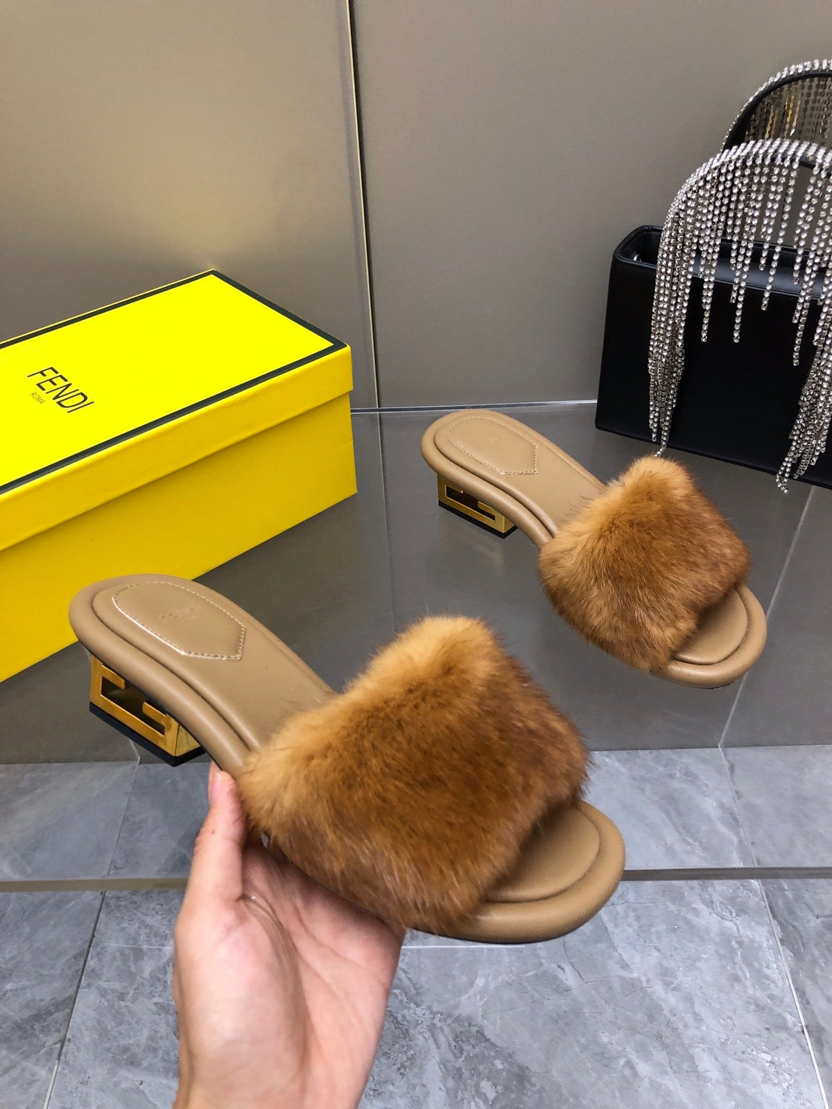 Fendi Baguette Slide