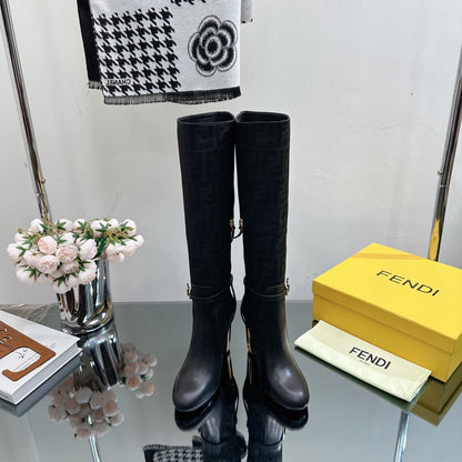 Fendi Delfina Knee High Boots