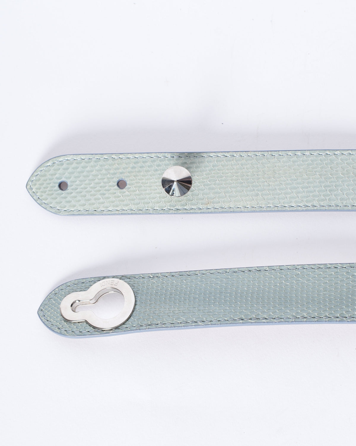 Fendi Blue Belt Rovelle Bags