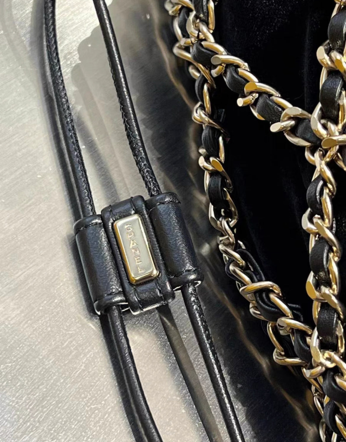 Chanel Luxury Velvet Black Handbag Rovelle Bags