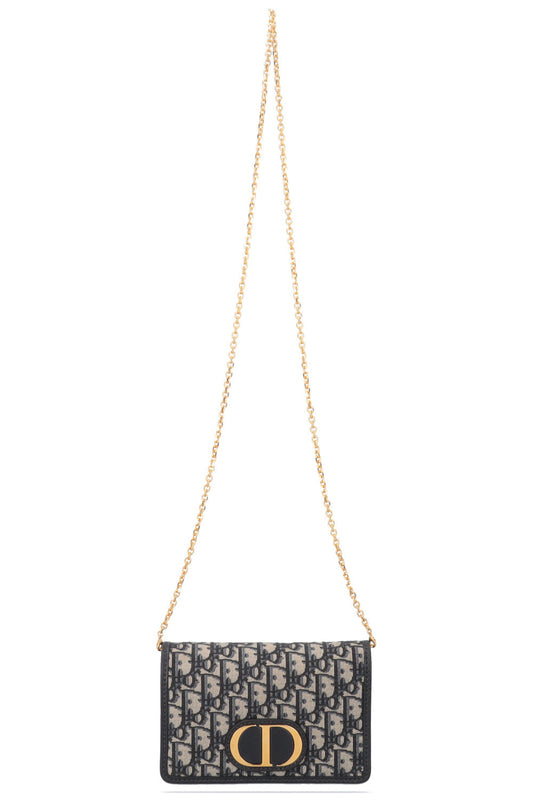 Christian Dior 2 In 1 30 Montaigne Pouch Oblique Jacquard Rovelle Bags