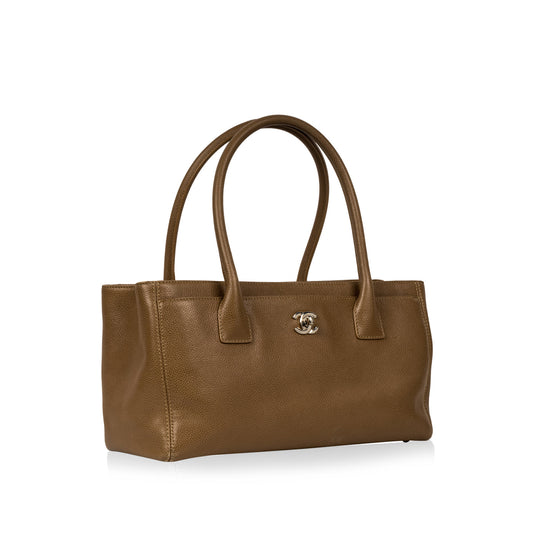 Chanel Timeless Leather Brown Tote Bag Leather Rovelle Bags
