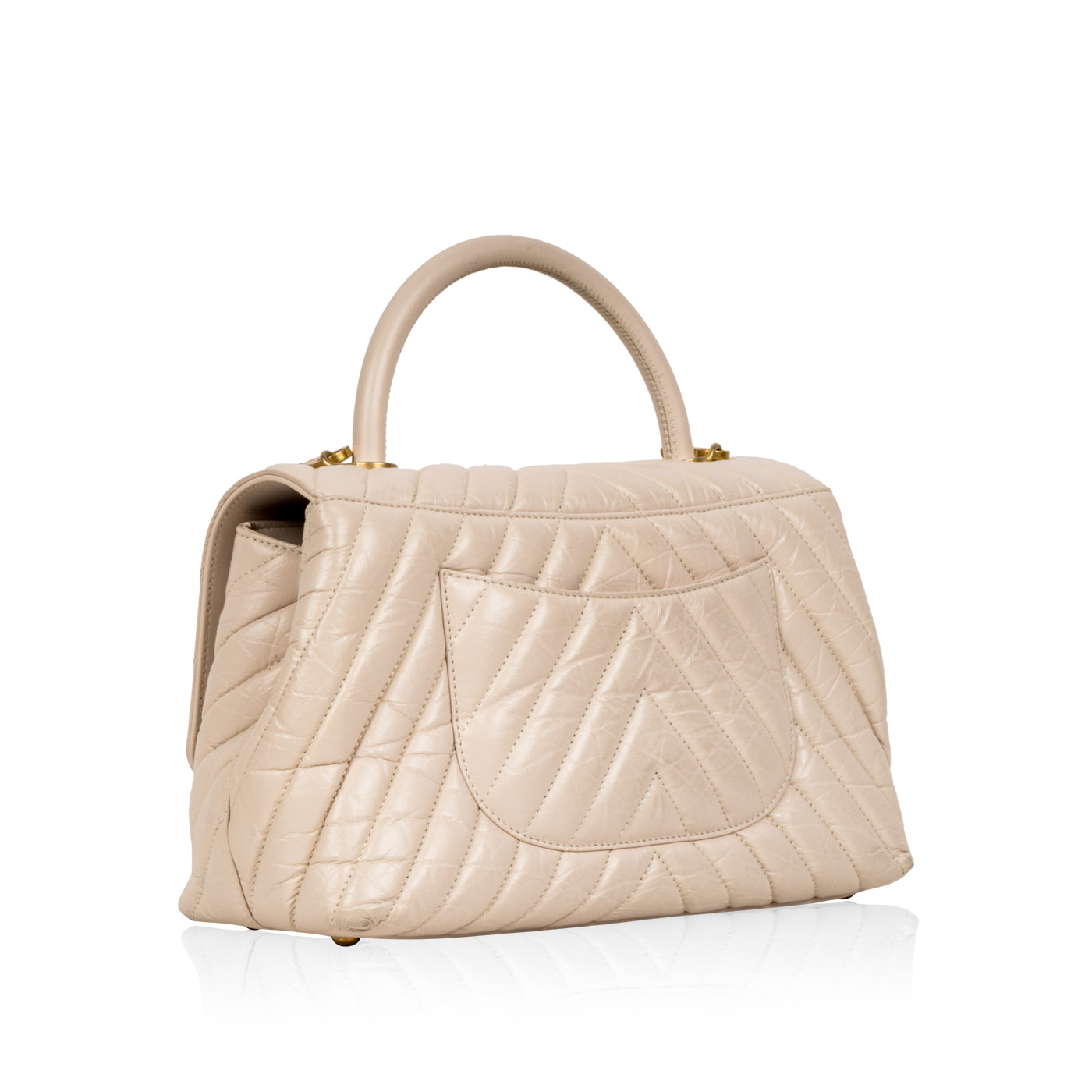 Chanel Coco Handle - Medium - Cream Rovelle Bags