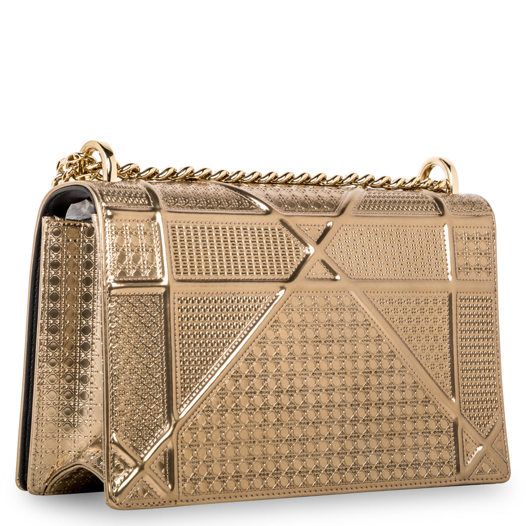 Dior Chain Leather Shoulder Bag Rovelle Bags