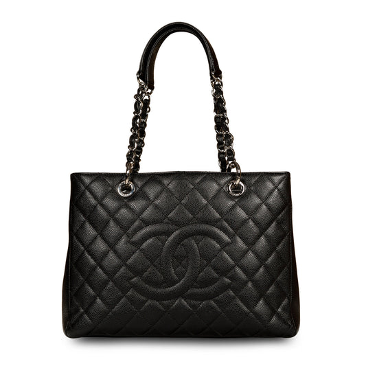 Chanel Timeless Caviar Black Tote Bag Style 30 Rovelle Bags