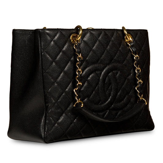 Chanel Timeless Caviar Black Tote Bag Style 5 Rovelle Bags