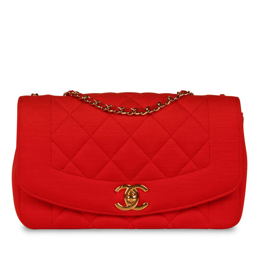Chanel Small Jersey Diana Flap Bag Rovelle Bags