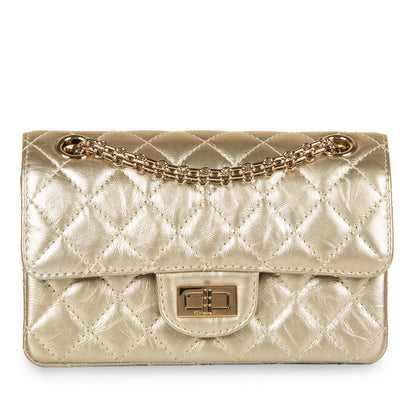 Chanel Classic Flap Calfskin Gold Shoulder Bag Style 3 Rovelle Bags
