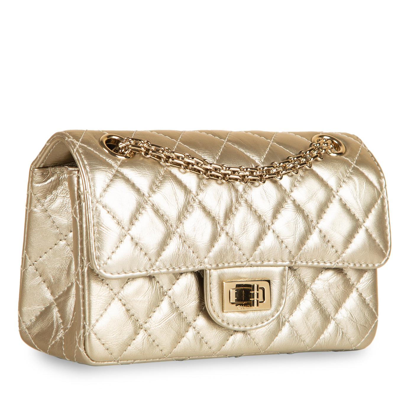 Chanel Classic Flap Calfskin Gold Shoulder Bag Style 3 Rovelle Bags
