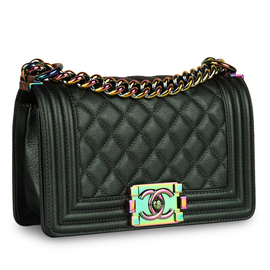 Chanel Small Boy Bag - Iridescent Rovelle Bags