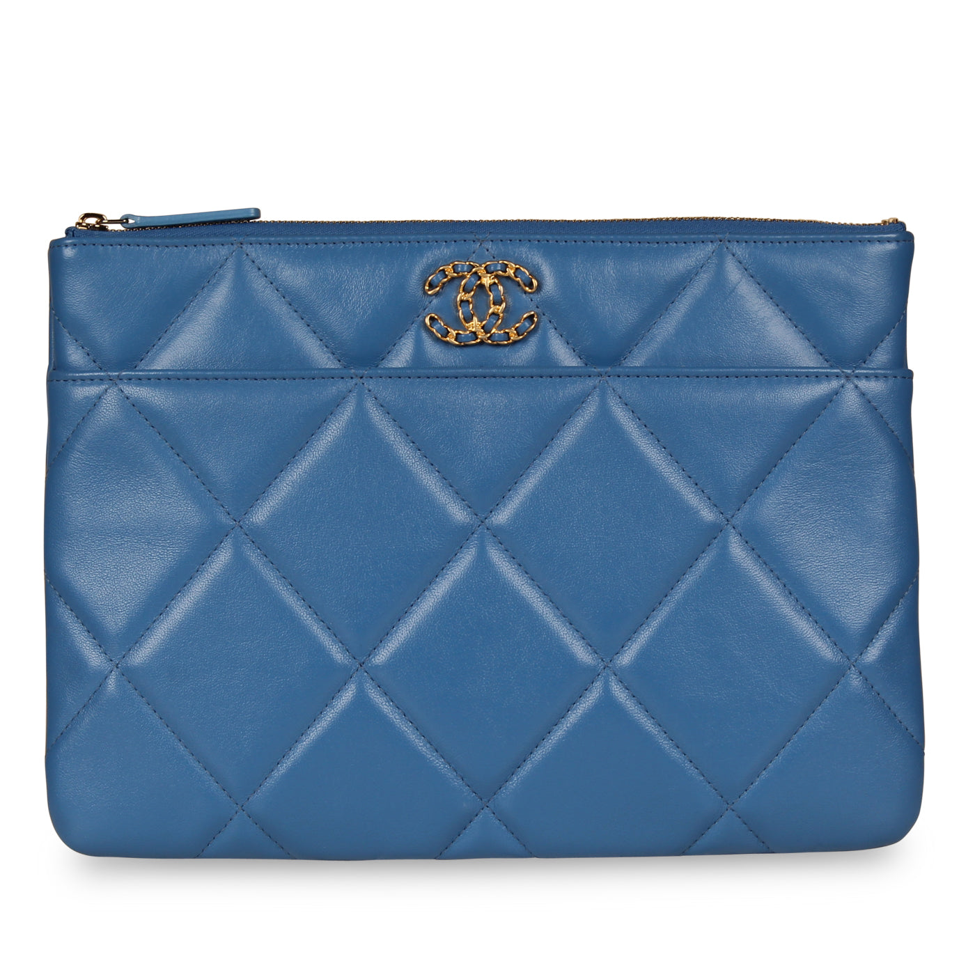 Chanel 19 Flap Clutch - Royal Blue Rovelle Bags