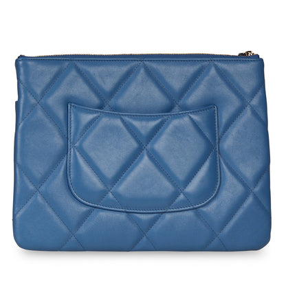 Chanel 19 Flap Clutch - Royal Blue Rovelle Bags