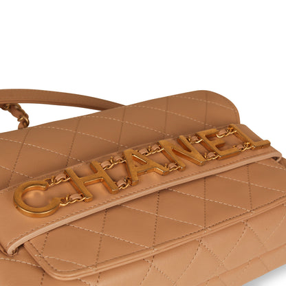 Chanel Medium Enchained Logo Flap Bag Rovelle Bags