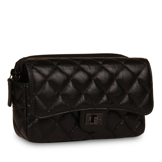 Chanel O-Case Re-Issue Crossbody - Black Calfskin Rovelle Bags