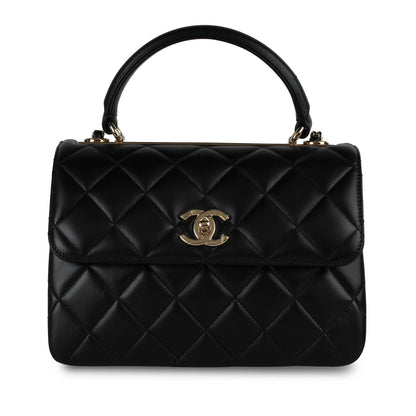 Chanel Luxury Lambskin Black Handbag Style 16 Rovelle Bags