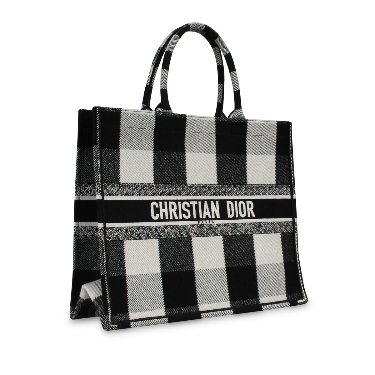 Dior Book Tote Leather Canvas Tote Bag Rovelle Bags