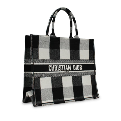 Dior Book Tote Leather Canvas Tote Bag Rovelle Bags