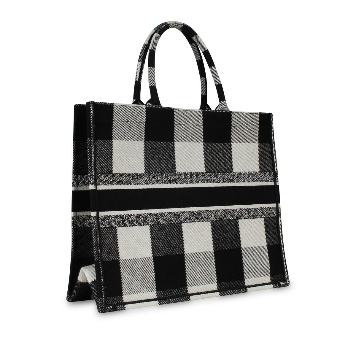 Dior Book Tote Leather Canvas Tote Bag Rovelle Bags