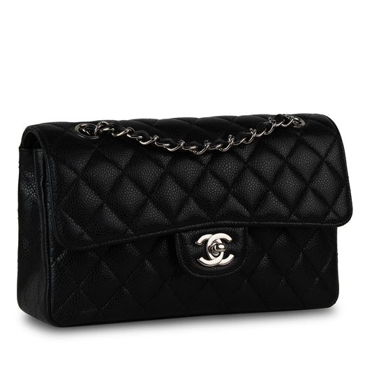 Chanel Small Classic Flap - Black Caviar Rovelle Bags