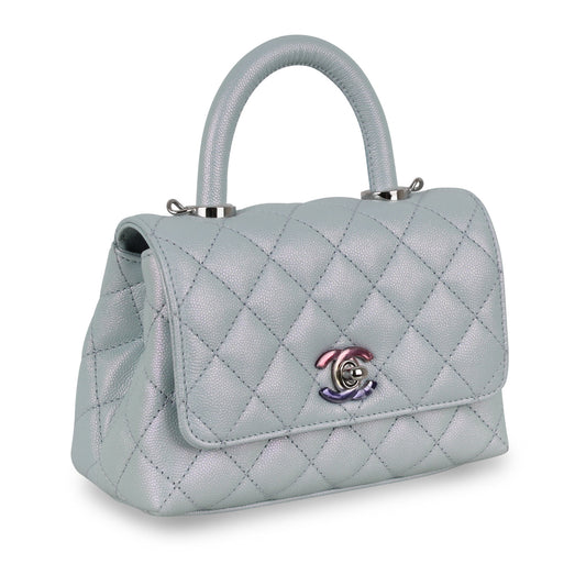 Chanel Mini Coco Handle - Iridescent Rovelle Bags