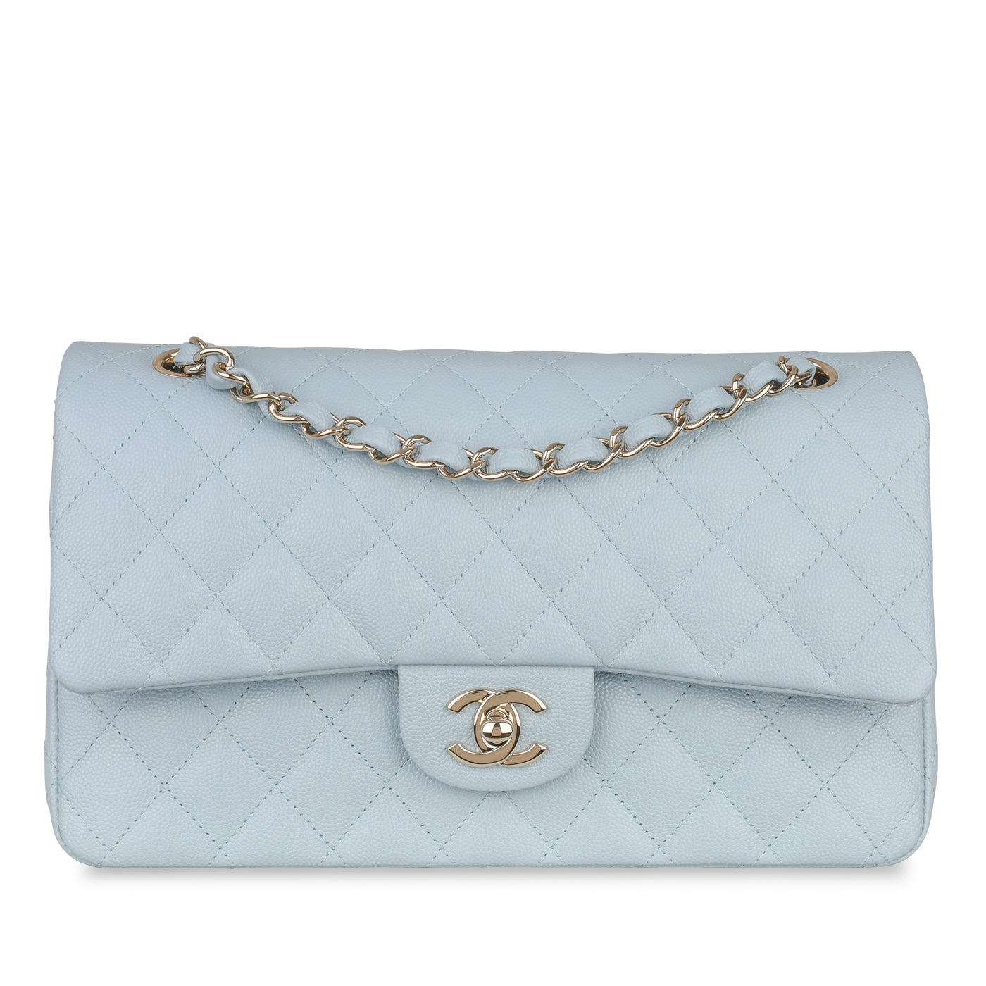 Chanel Classic Flap Caviar Gold Shoulder Bag Style 25 Rovelle Bags