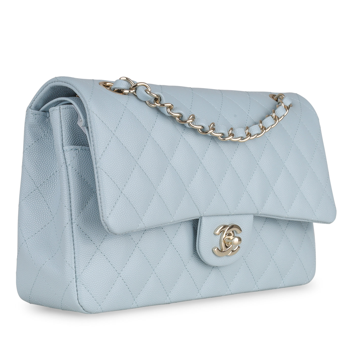Chanel Classic Flap Caviar Gold Shoulder Bag Style 25 Rovelle Bags