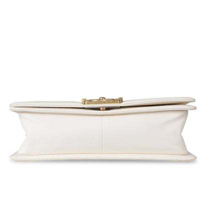 Chanel Boy Bag Caviar Gold Shoulder Bag Style 2 Rovelle Bags