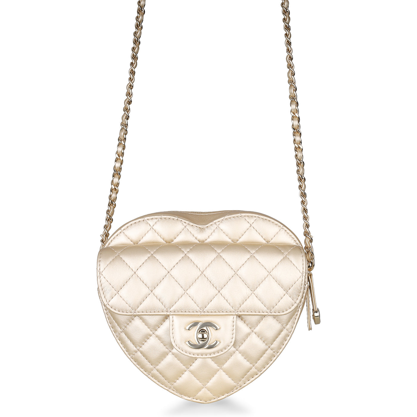 Chanel Luxury Lambskin Gold Handbag Style 9 Rovelle Bags