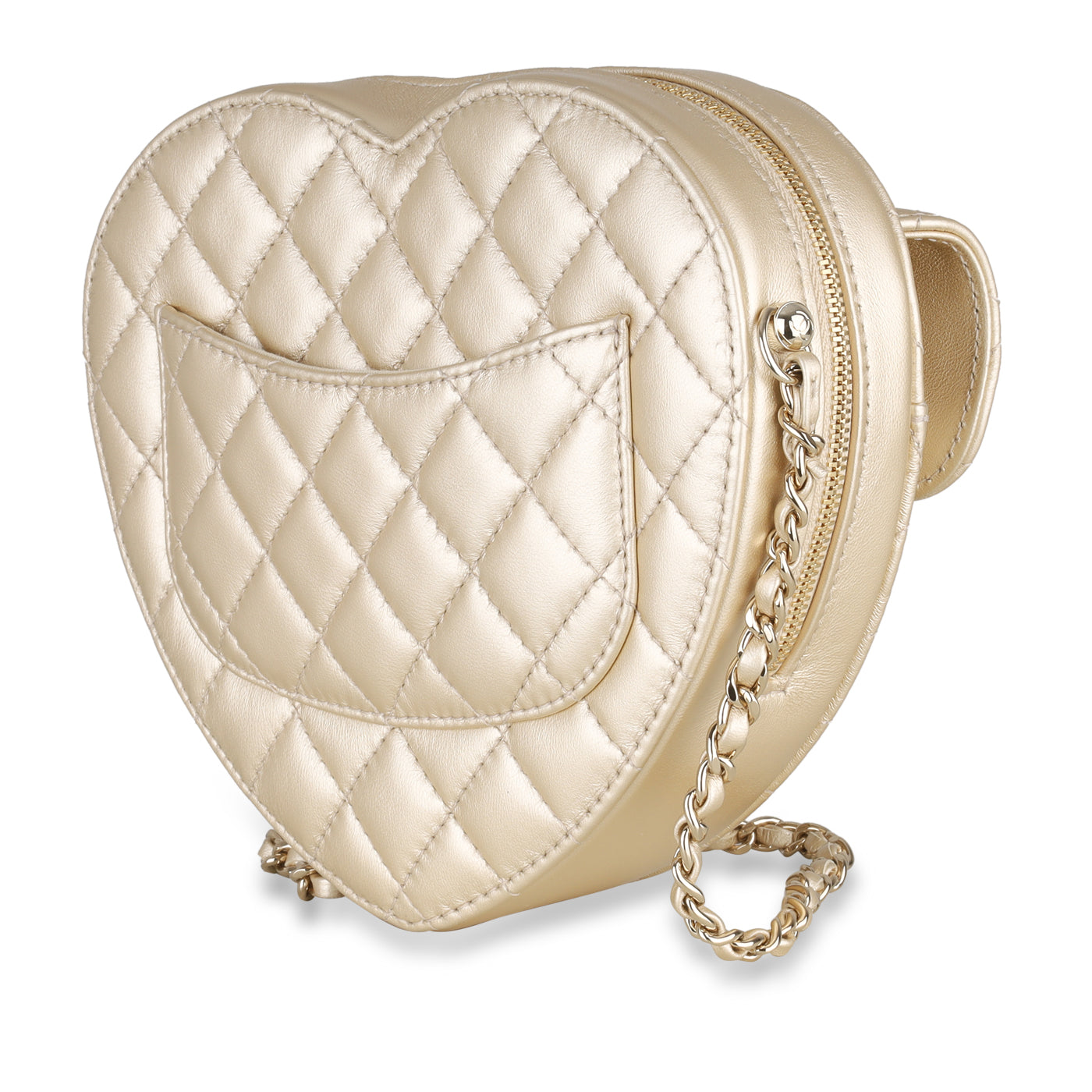 Chanel Luxury Lambskin Gold Handbag Style 9 Rovelle Bags