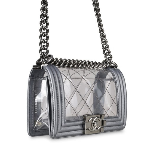 Chanel Small Boy Bag - Transparent Rovelle Bags