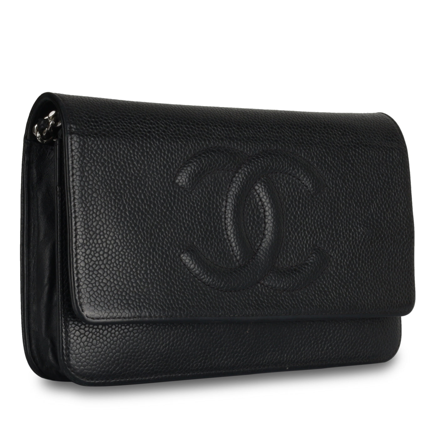 Chanel Cc Wallet On Chain - Black Rovelle Bags