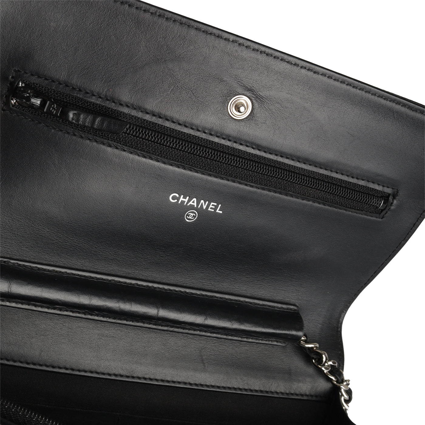 Chanel Cc Wallet On Chain - Black Rovelle Bags