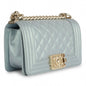 Chanel Boy Bag Quilted Gold Shoulder Bag Rovelle Bags