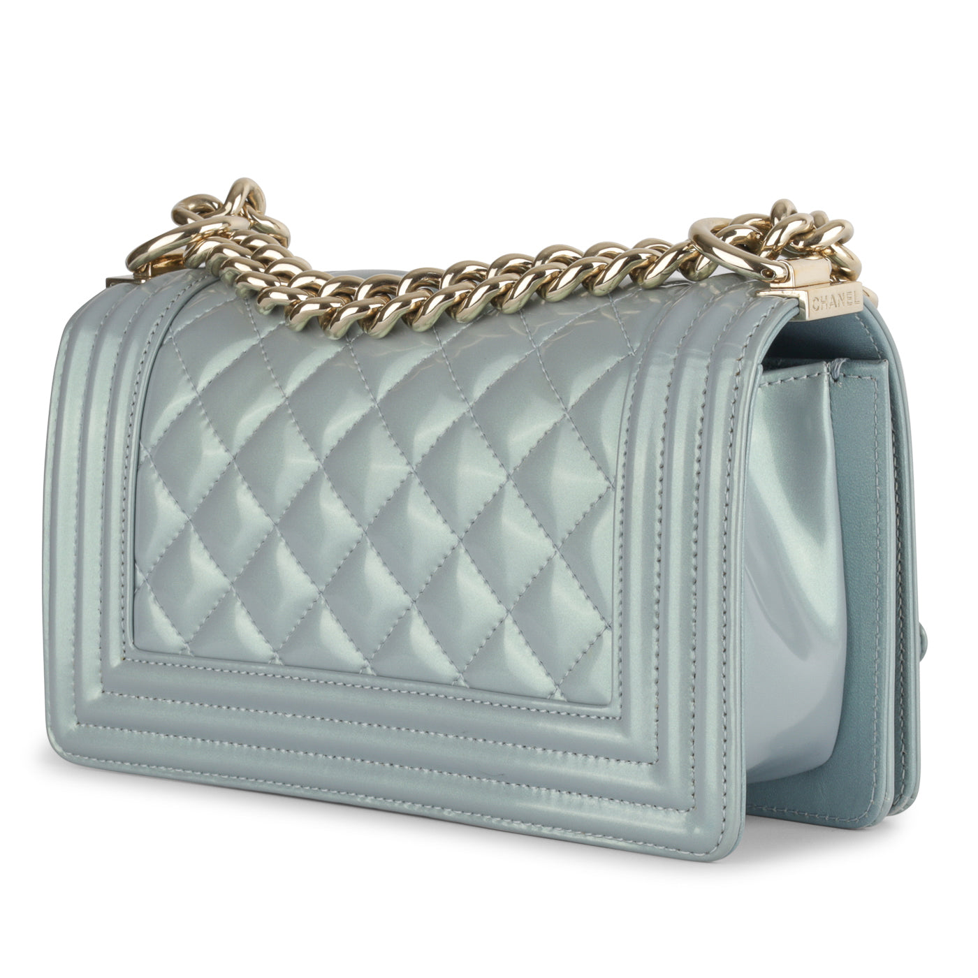 Chanel Boy Bag Quilted Gold Shoulder Bag Rovelle Bags