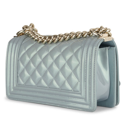 Chanel Boy Bag Quilted Gold Shoulder Bag Rovelle Bags