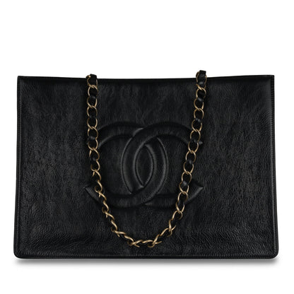 Chanel Luxury Leather Black Tote Bag Rovelle Bags