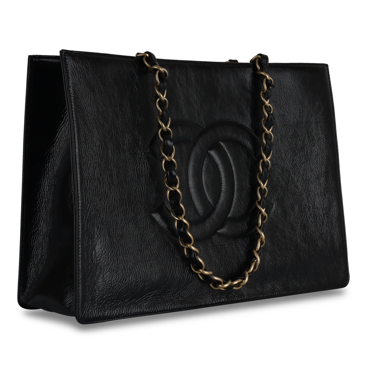Chanel Luxury Leather Black Tote Bag Rovelle Bags
