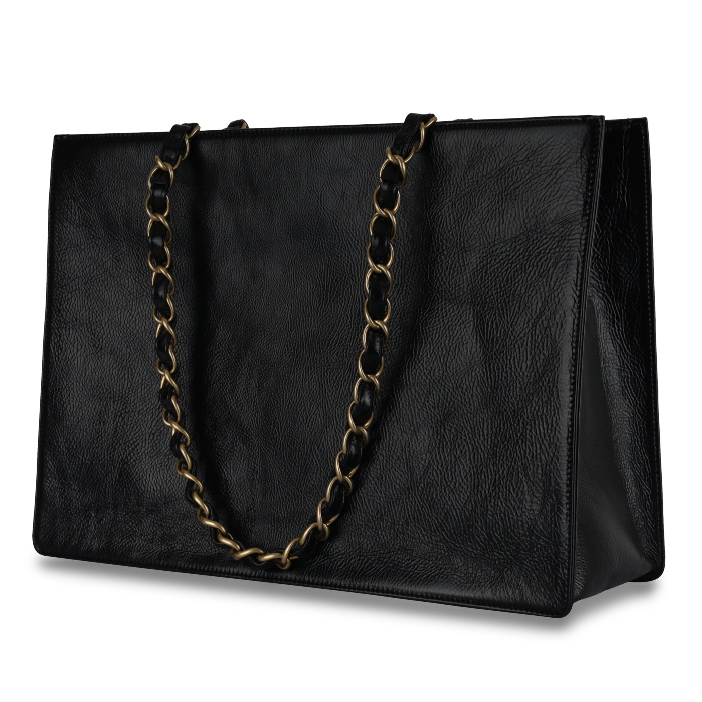 Chanel Luxury Leather Black Tote Bag Rovelle Bags