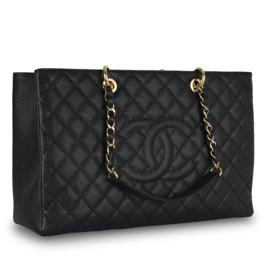 Chanel Timeless Caviar Black Tote Bag Style 17 Rovelle Bags