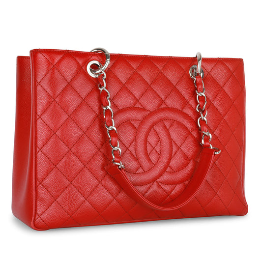Chanel Timeless Caviar Silver Tote Bag Caviar Rovelle Bags