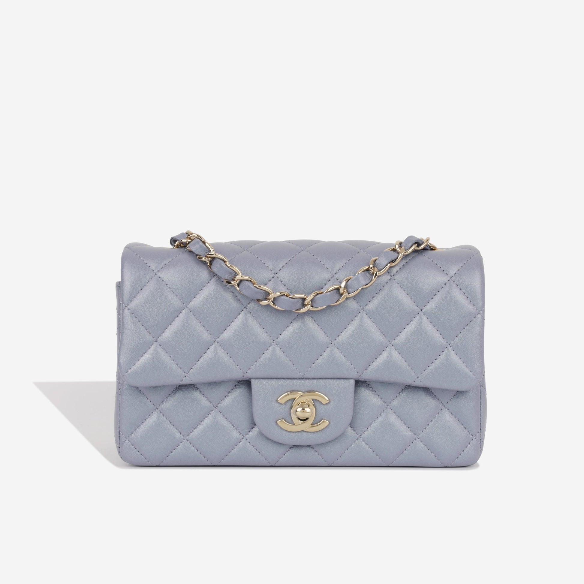 Chanel Classic Flap Lambskin Gold Shoulder Bag Style 53 Rovelle Bags