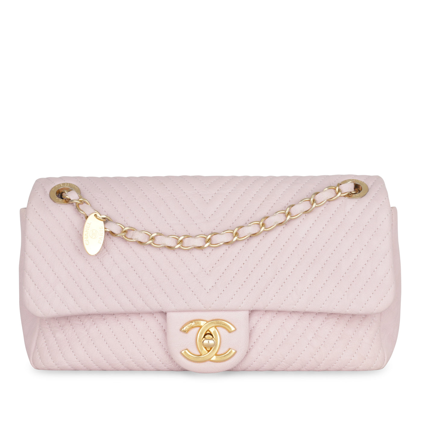 Chanel Chevron Surpique Flap Bag Rovelle Bags