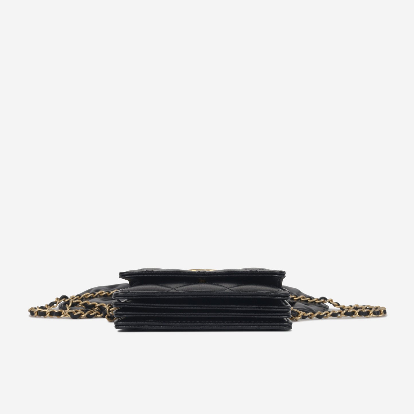 Chanel Luxury Lambskin Black Handbag Style 12 Rovelle Bags