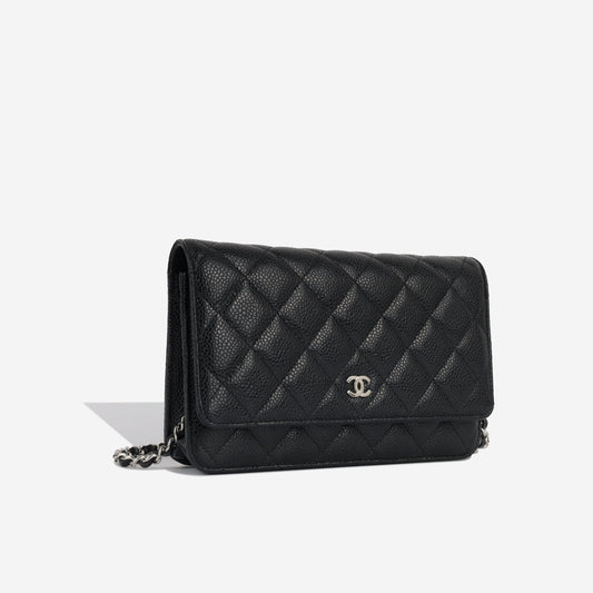 Chanel Wallet On Chain Lambskin Black Crossbody Style 10 Rovelle Bags