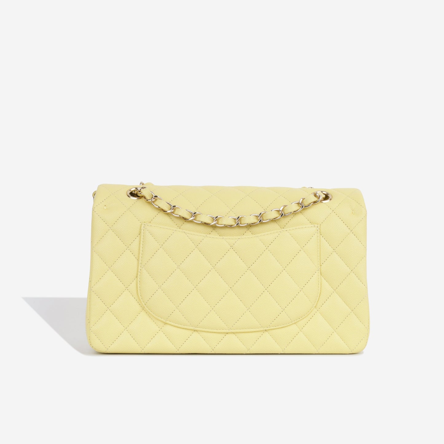 Chanel Classic Flap Caviar Silver Shoulder Bag Style 13 Rovelle Bags